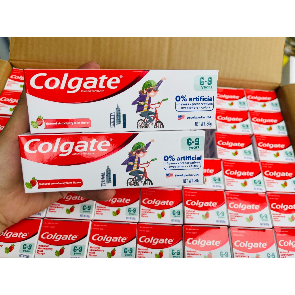Kem đánh răng Colgate Kid Free From cho trẻ em 6-9 tuổi không chất bảo ...