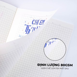 Vở Caro 200 Trang Classmate Vở Kẻ Caro 6x6mm 80gsm, Vở Ô Vuông May Gáy Dùng Ghi Chép, Học Ngôn Ngữ, Viết Bài NB5-20-0509