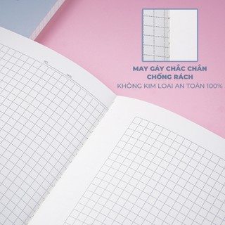 Vở Caro 200 Trang Classmate Vở Kẻ Caro 6x6mm 80gsm, Vở Ô Vuông May Gáy Dùng Ghi Chép, Học Ngôn Ngữ, Viết Bài NB5-20-0509