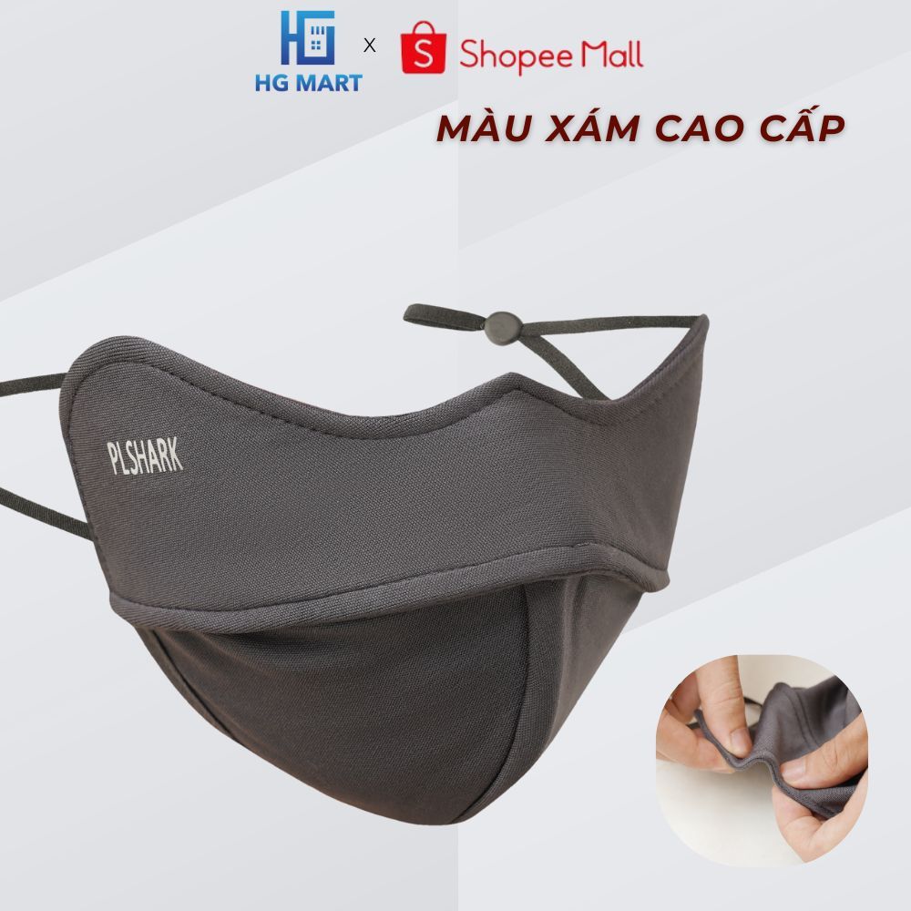 Khẩu trang chống nắng chống tia UV HGMART chất liệu bằng lụa mềm mịn mát thông thoáng [ HÀNG NHẬP KHẨU ]