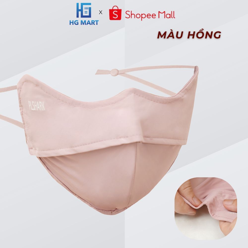 Khẩu trang chống nắng chống tia UV HGMART chất liệu bằng lụa mềm mịn mát thông thoáng [ HÀNG NHẬP KHẨU ]
