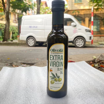 Dầu oliu extra virgin nhập khẩu châu Âu - Dầu oliu chuyên trộn salad
