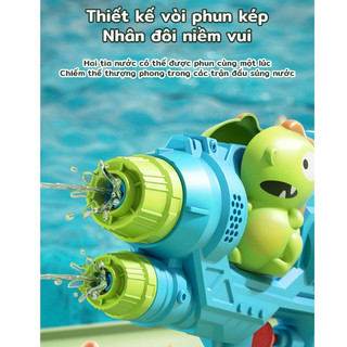 Súng Nước Đồ Chơi Hoạt Hình Khủng Long Kỳ Lân, Đồ Chơi Trẻ Em Mẫu Giáo Nhiều Hình Đáng Yêu 89002