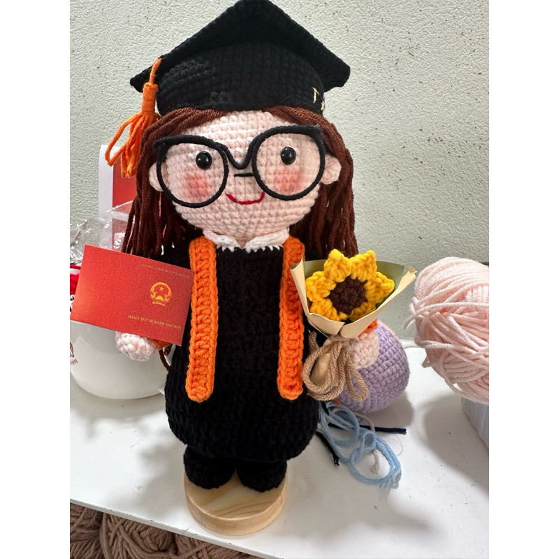 gấu bông tốt nghiệp