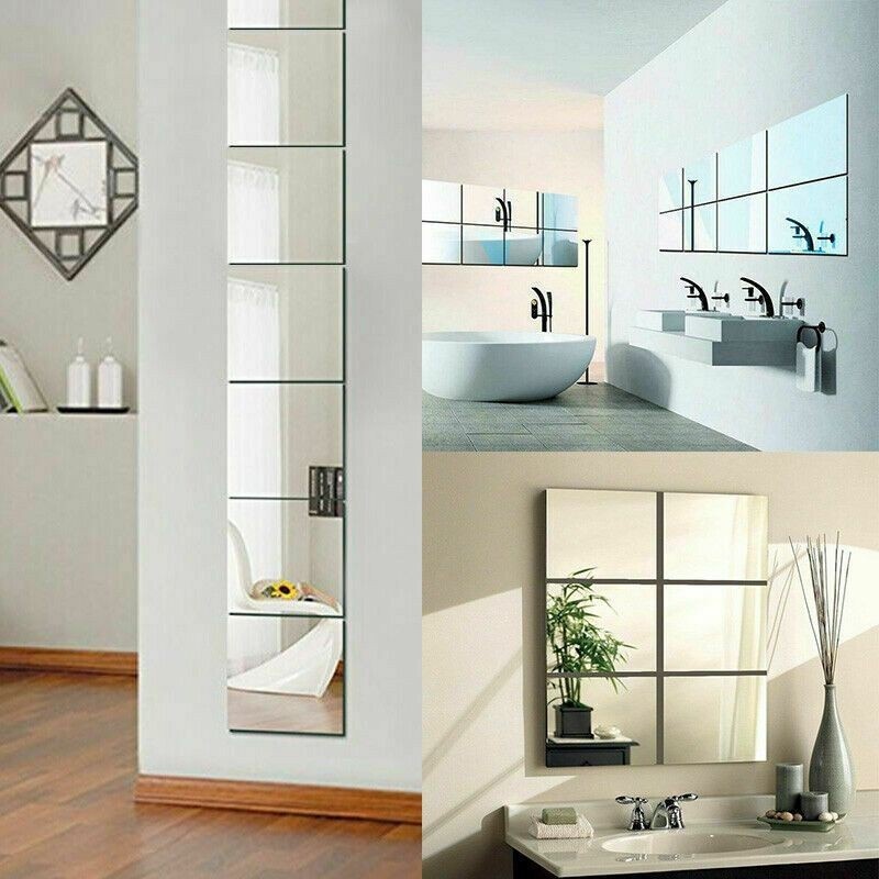 Ảnh Gương dán tường toàn thân Gương Decor nội thất trang trí dán tủ cao cấp đa dạng kích thước 4