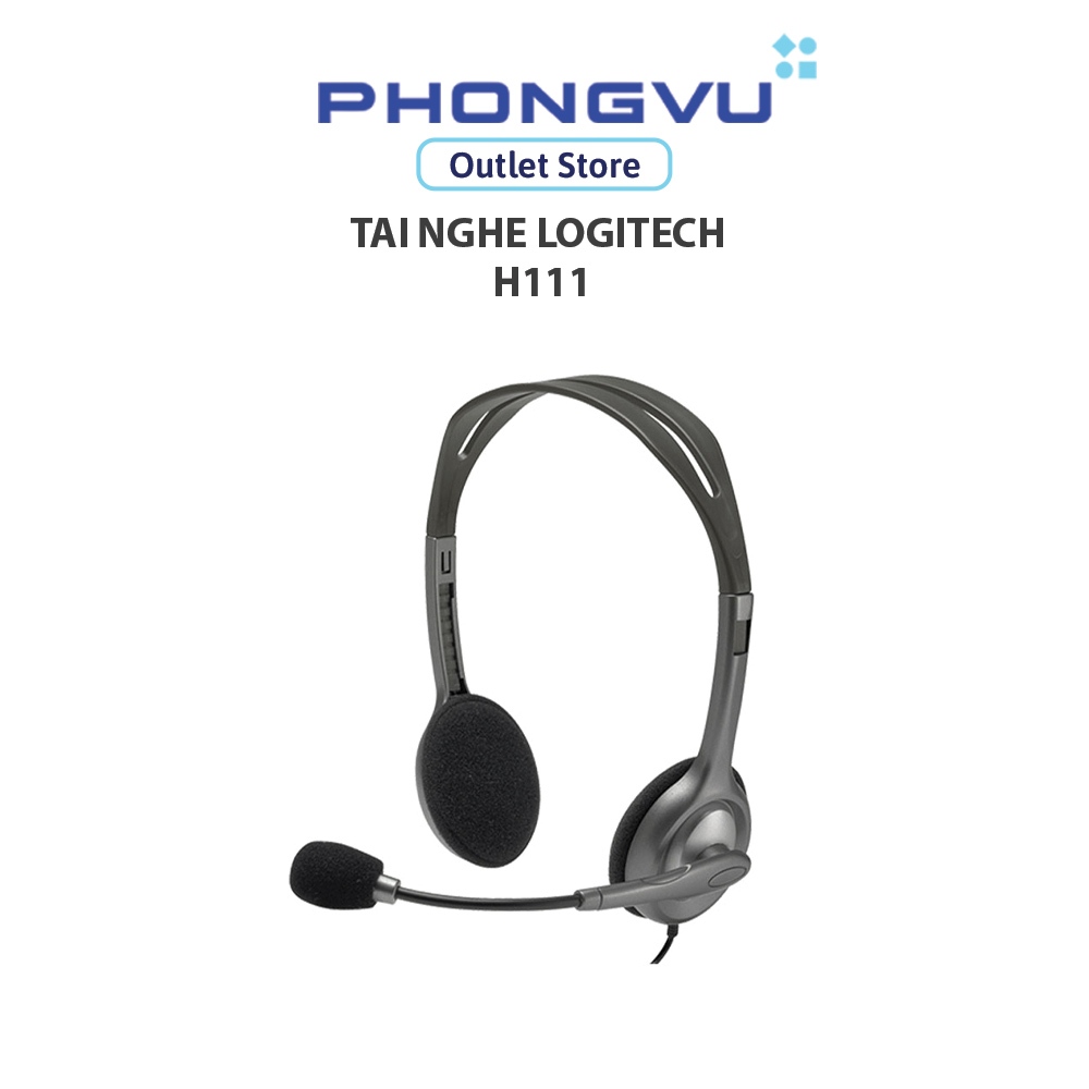 Tai nghe On-ear Logitech H111 - Bảo hành 12 tháng | Shopee Việt Nam