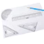Bộ Thước Kẻ Weibo Đa Năng 4 In 1 Phù Hợp Cho Học Sinh, Người Trong Lĩnh Vực Thiết Kế WB-520