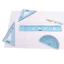Bộ Thước Kẻ Weibo Đa Năng 4in1, Gồm Các Loại Thước Tiện Dụng, Kèm Túi Thước Cute Dễ Thương WB-525.
