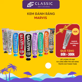 Kem đánh răng Marvis Toothpaste – Đầy đủ mùi hương