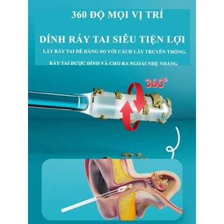 Bộ Lấy Ráy Tai Keo Dính 24 Cây – An Toàn, Không Đau, Tái Sử Dụng, Thân Thiện Môi Trường Cho Gia Đình