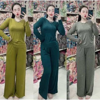 [40kg-58kg] BỘ SUÔNG THUN DẺO LẠNH co giản - HN CLOSET