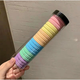 T&T0088 set hộp 20 chun buộc tóc nhiều màu cho bé