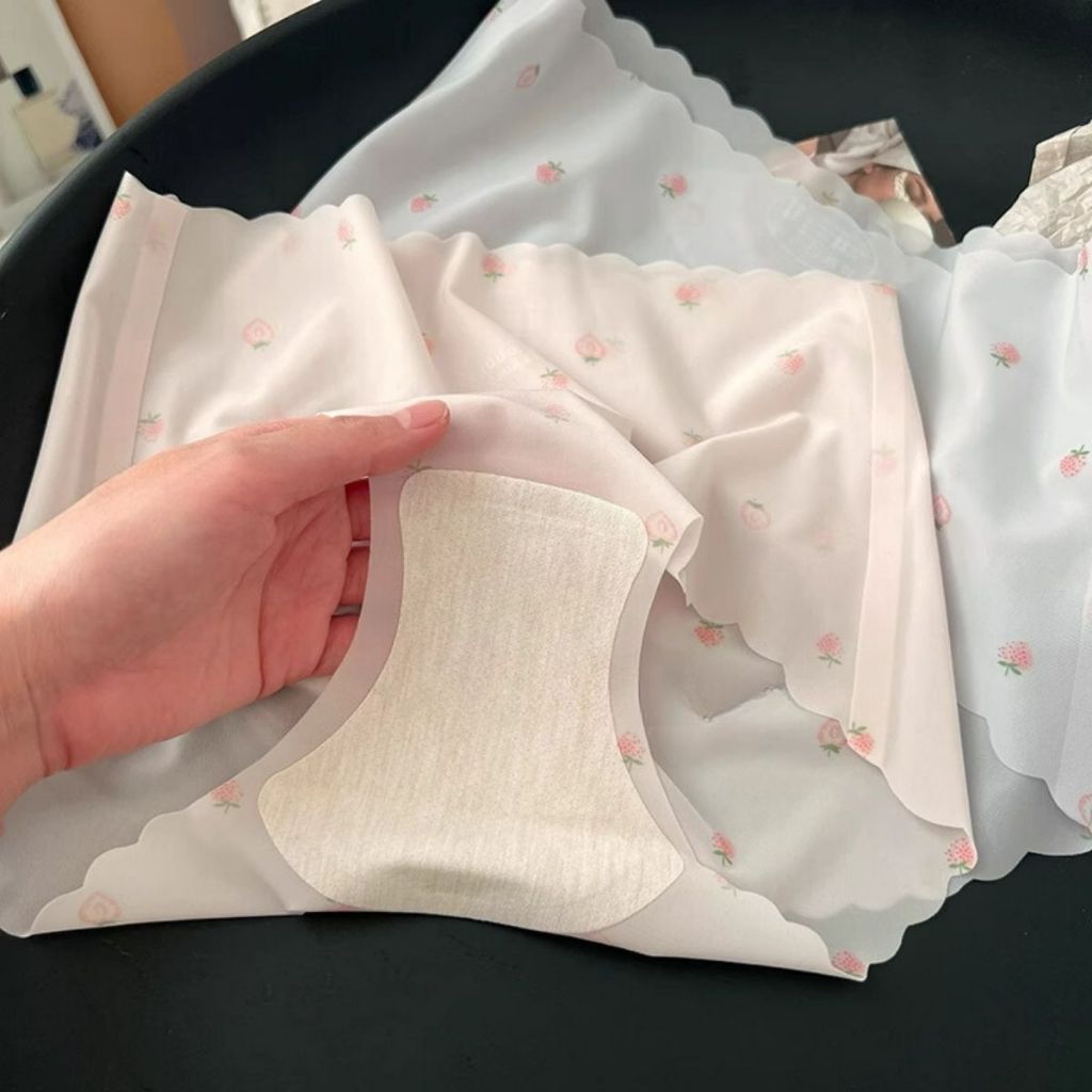 Quần chip nữ su thạch tàng hình không lộ viền cạp cao tôn dáng họa tiết xinh xắn cute LANIXA L1027