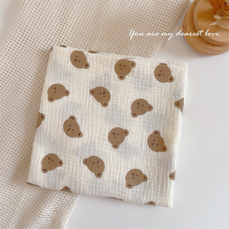 Khăn Tắm Xô Hàn Muslin Cao Cấp 2 Lớp Cho Bé Yêu
