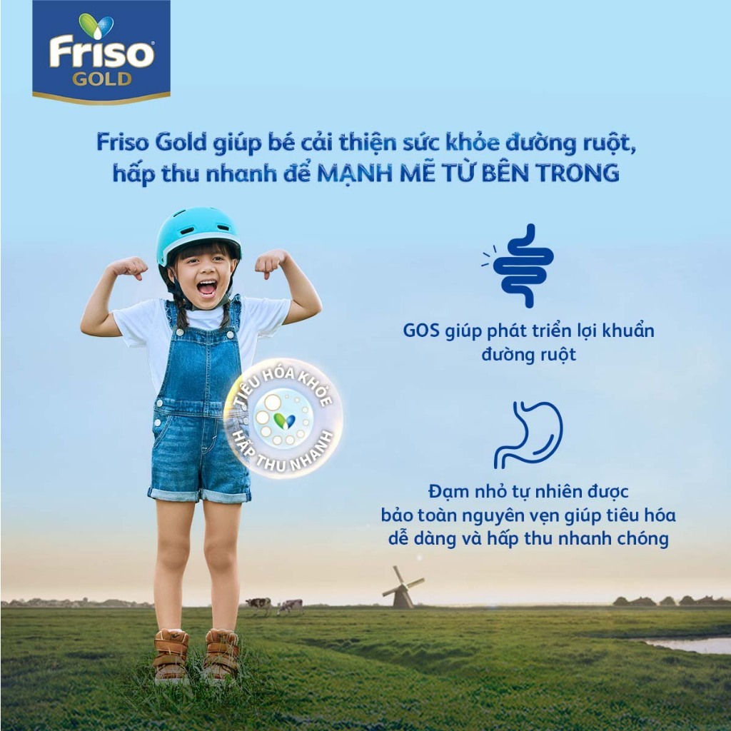 Combo 2 Lon Sữa Bột Friso Gold 4 1400g (Dành Cho Trẻ Từ 2 - 6 Tuổi)