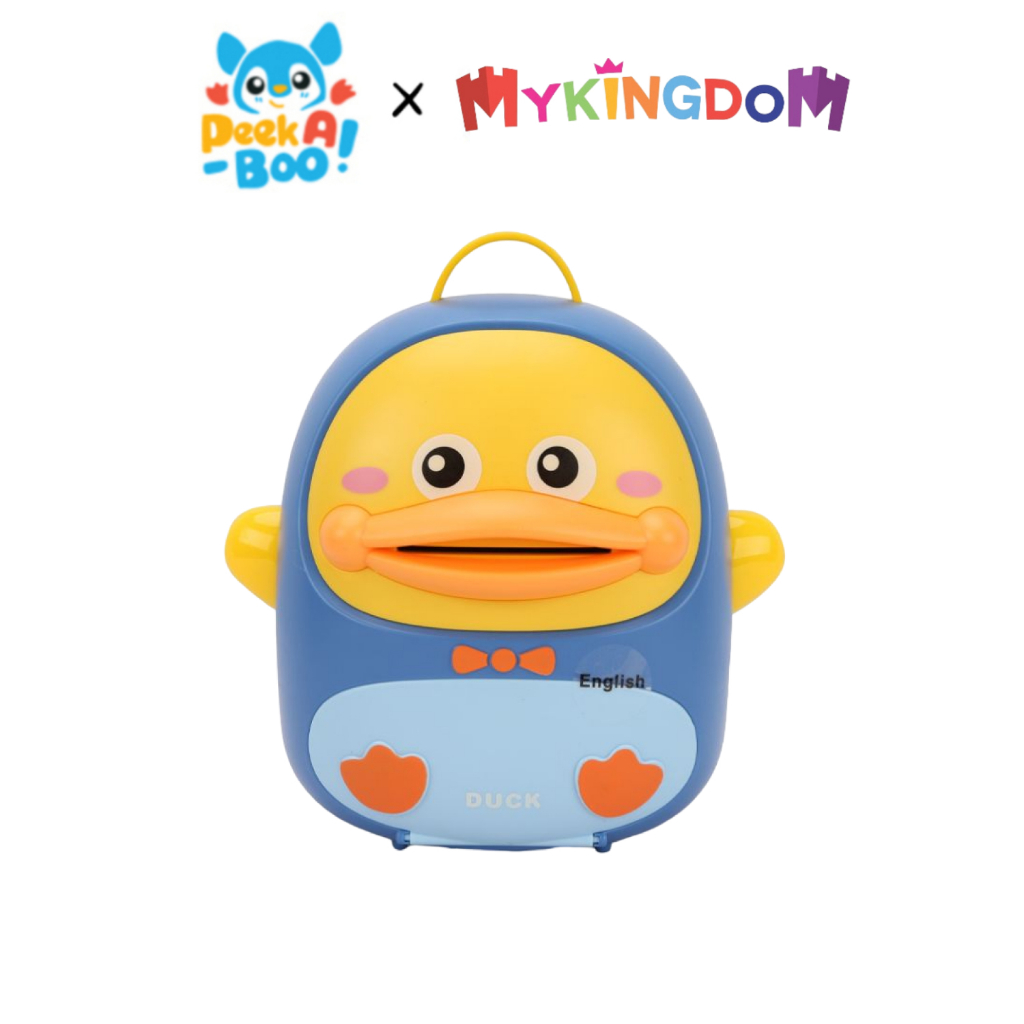 Đồ Chơi PEEK A BOO Balo Két Sắt Vịt Con Cho Bé-Xanh PAB023B | Shopee ...
