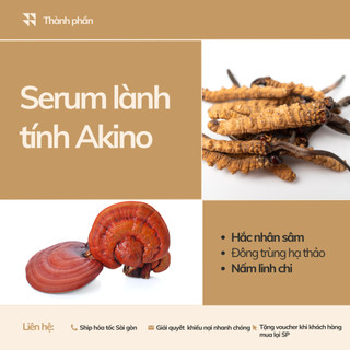 Tinh chất Nấm Linh Chi AKINO giảm bạc tóc,kích thích mọc tóc mã T9 MS02