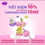 D3 K2 Mẫu Mới Lineabon hồng 15ml tinh khiết hỗ trợ hấp thu canxi dạng nhỏ giọt tiện lợi cho bé