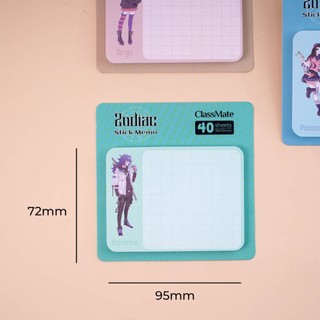 Giấy Note Ghi Chú CLASSMATE 40/60 Sheets, Giấy Nhớ Hình Macaron Zodiac Có Keo Dán Tiện Dụng CL-SN019/SN022