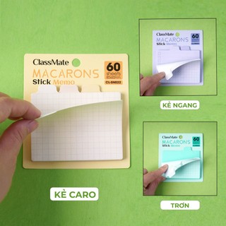 Giấy Note Ghi Chú CLASSMATE 40/60 Sheets, Giấy Nhớ Hình Macaron Zodiac Có Keo Dán Tiện Dụng CL-SN019/SN022