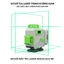 Máy Cân Bằng Laser Akuza-GLS 4D PRO 16 tia xanh,Máy bắn cốt Laze Cao Cấp