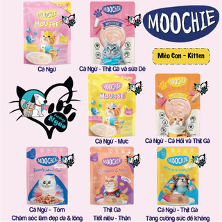 Pate Mèo MOOCHIE [THÙNG 24 - 48 GÓI] - Thức ăn ướt giành cho mèo