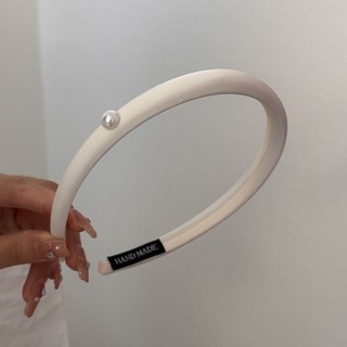 Bờm tóc nữ, băng đô bản nhỏ đính hạt trai nhân tạo Chồi accessories cho bạn gái nữ tính K150