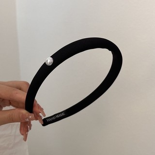 Bờm tóc nữ, băng đô bản nhỏ đính hạt trai nhân tạo Chồi accessories cho bạn gái nữ tính K150