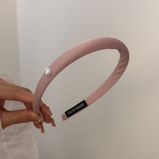 Bờm tóc nữ, băng đô bản nhỏ đính hạt trai nhân tạo Chồi accessories cho bạn gái nữ tính K150