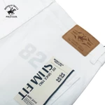 Beverly Hills Polo Club - Quần short Nam Slim Fit cotton Trắng Trơn BHPC  QJSSS24V011 — ảnh 5