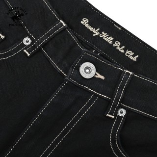 Beverly Hills Polo Club - Quần short Nam Slim Fit Đen QJSSS24V013