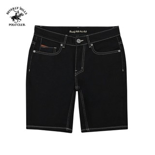 Beverly Hills Polo Club - Quần short Nam Slim Fit Đen QJSSS24V013