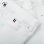 Beverly Hills Polo Club - Quần short Nam Slim Fit cotton Trắng Trơn BHPC  QJSSS24V011 — ảnh 4