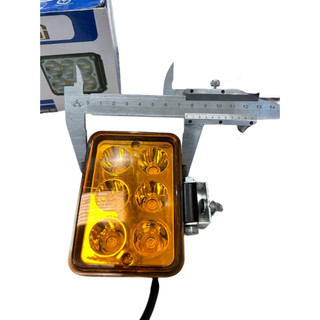 Đôi đèn led trợ sáng, đèn led Runlai 6 mắt màu vàng. (Giá 1 đôi)