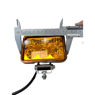 Đôi đèn led trợ sáng, đèn led Runlai 6 mắt màu vàng. (Giá 1 đôi)