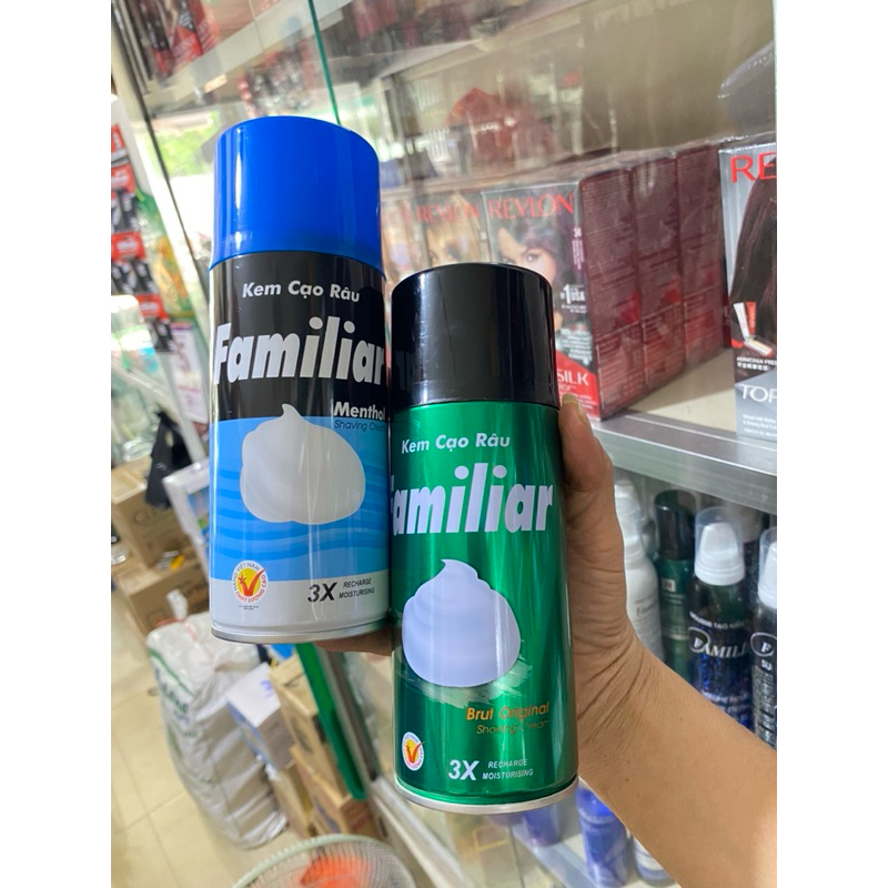 Kem bọt cạo râu FAMILIAR chai lớn 275g ,330g hàng cty | Shopee Việt Nam