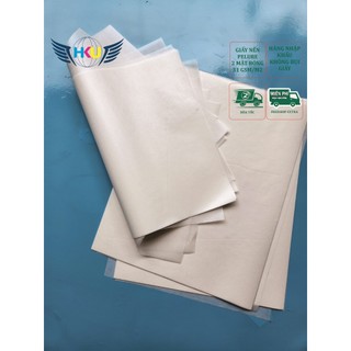 Combo 100 tờ 20x25cm giấy nến, giấy lót quần áo, giấy lót hai mặt bóng