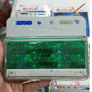 Combo 8 Đèn led sườn, đèn led hông xe tải Runlai 5006 điện 12v và 24v.