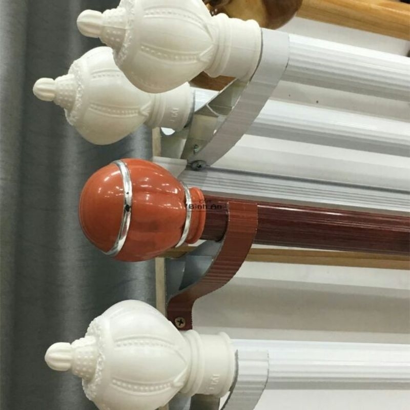 Thanh treo Màn/rèm 4m - 6m Đầy Đủ Phụ Kiện, KÈM CÚT NỐI INOX, Nhôm dầy ...