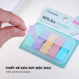 Giấy Note Đánh Dấu Trang CLASSMATE Sticky Note, Giấy Nhớ Ghi Chú Hình Macaron Nhiều Màu Tiện Dụng Cl-SN023/SN024/SN025