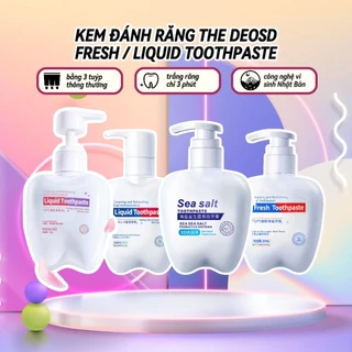 kem đánh răng trắng răng cấp tốc the deosd liquid toothpaste ult giảm ố vàng hôi miệng cao răng nhật bản