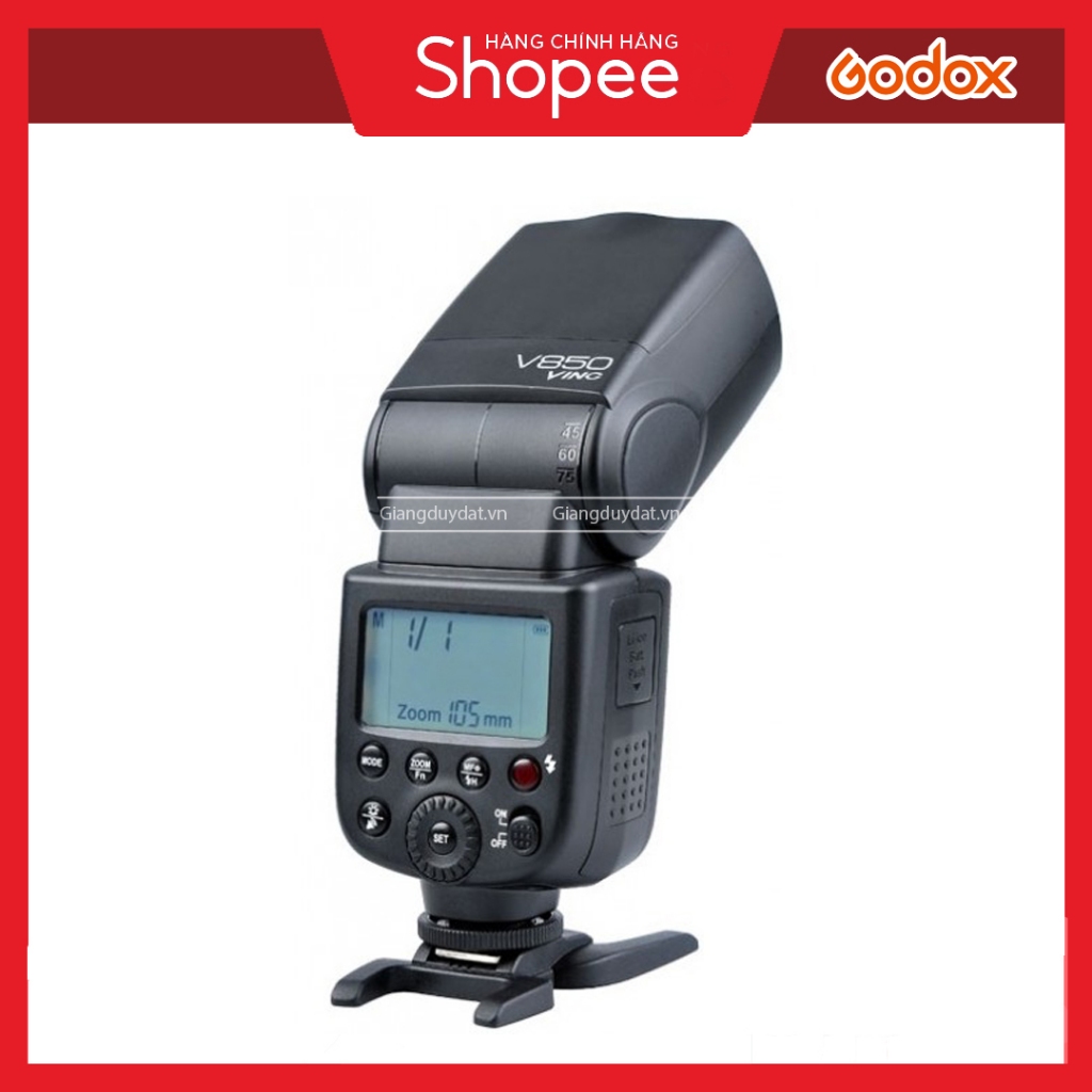 Đèn Flash Godox V850 Dành Cho Các Dòng Máy Ảnh Canon/Nikon/Sony/Fuji