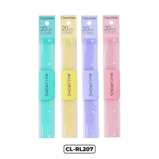 Thước Kẻ 20cm CLASSMATE In Hình Zodiac Macaron, Chất Liệu Nhựa Cao Cấp Dành Cho Học Sinh CL-RL206/ RL207