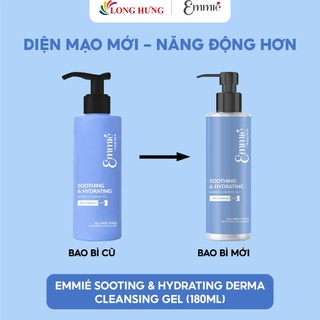 Gel rửa mặt cấp ẩm Emmié By Happyskin Soothing & Hydrating Derma Cleansing Gel (180ml)