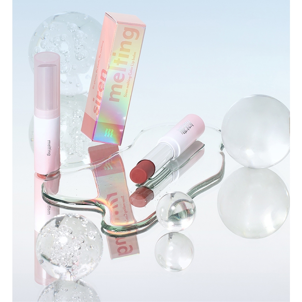 Ảnh [Livestream] Son Dưỡng Ẩm Môi Có Màu Merzy Siren Melting Color Lip Balm 3g 1