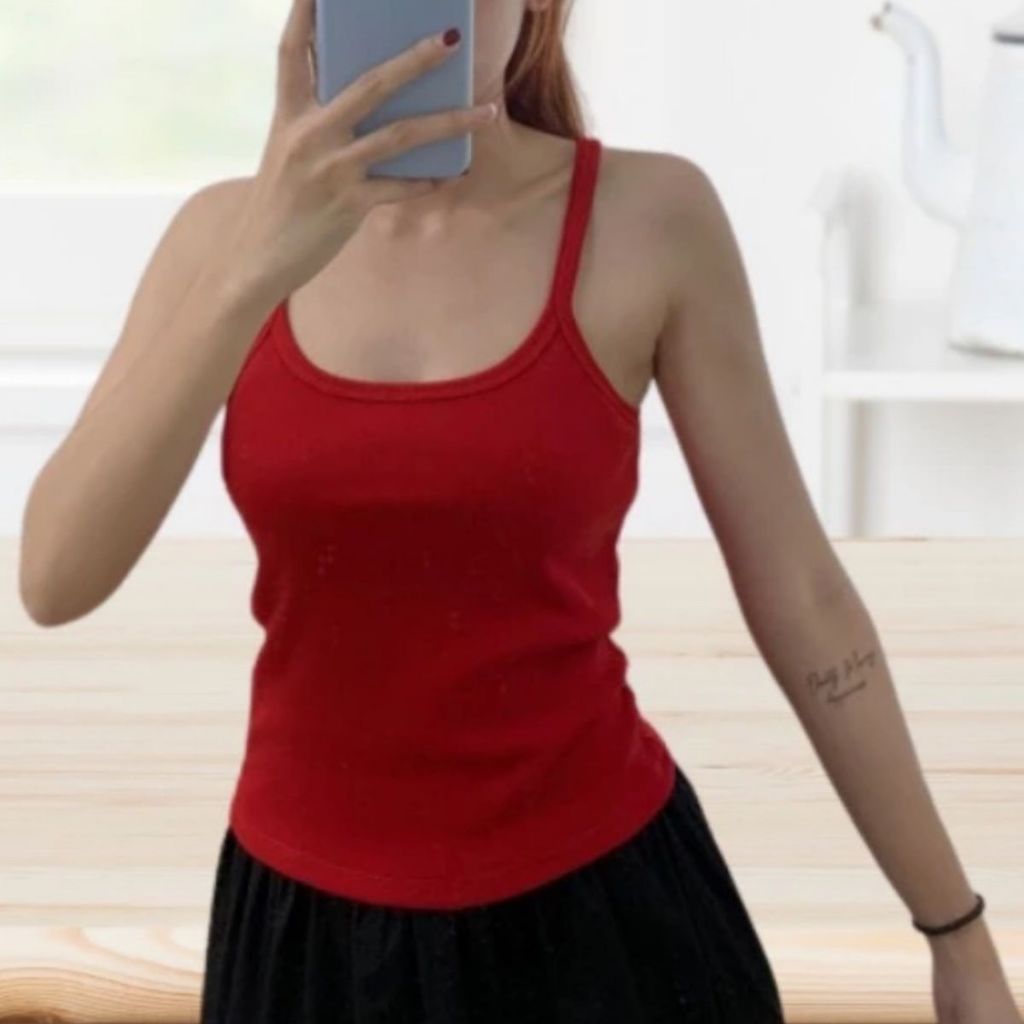 Áo Hai Dây Bigsize ESHOP Thun Tăm Lạnh Co Giãn Áo Ba Lỗ 2 Dây Nữ Mặc Hè Thoải Mái Form Đẹp MS167