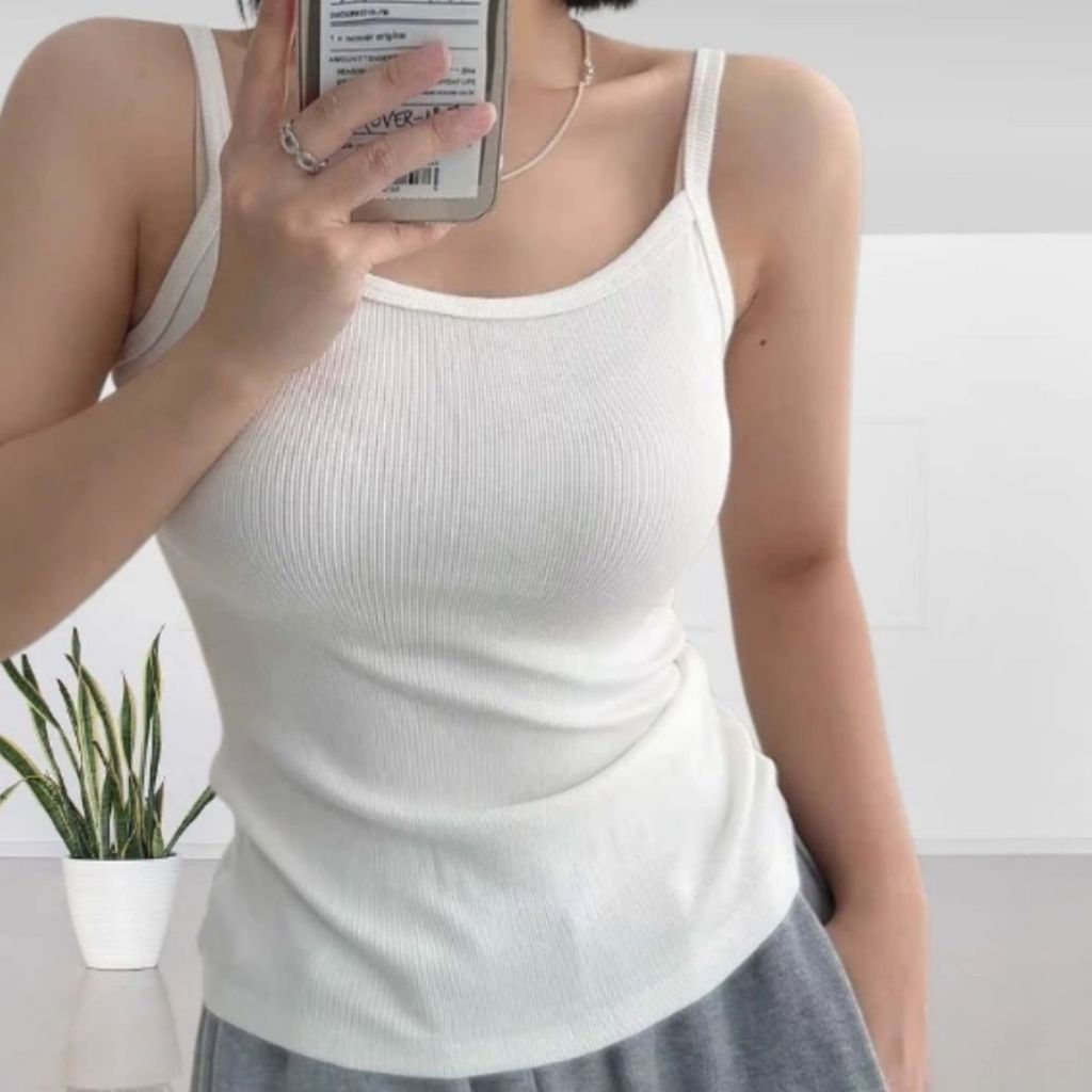 Áo Hai Dây Bigsize ESHOP Thun Tăm Lạnh Co Giãn Áo Ba Lỗ 2 Dây Nữ Mặc Hè Thoải Mái Form Đẹp MS167