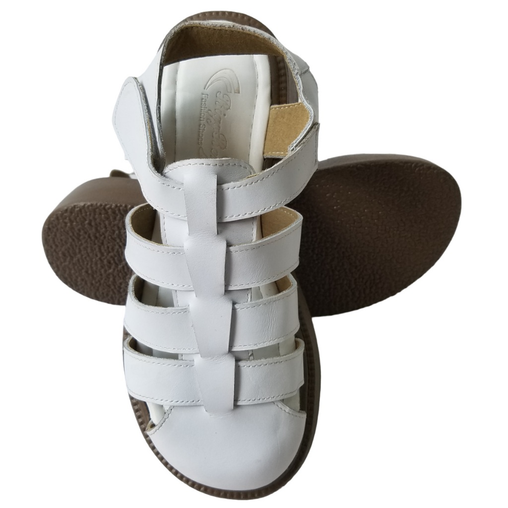 Giày sandal nữ da bò BIGGBEN Cao 4 Phân HKD855