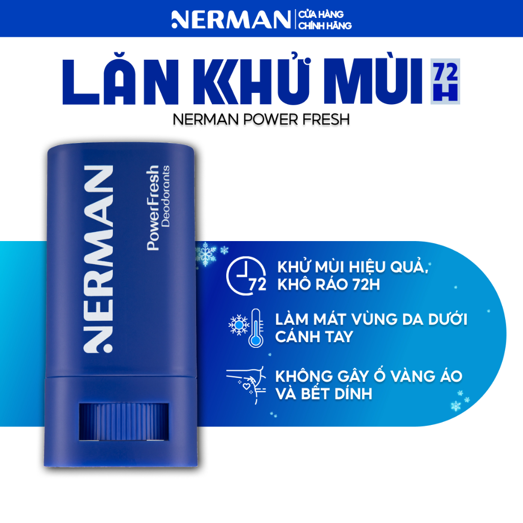 Ảnh COMBO COOL BOY ICE BOY NERMAN - Sữa tắm gội 330ml & Lăn khử mùi 18g & Kem chống nắng SPF 50+ PA++++ 35g 3