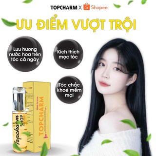 Serum dưỡng tóc phục hồi hư tổn giảm gãy rụng tóc kích thích mọc tóc lưu hương 24h TOPCHARM 100ML